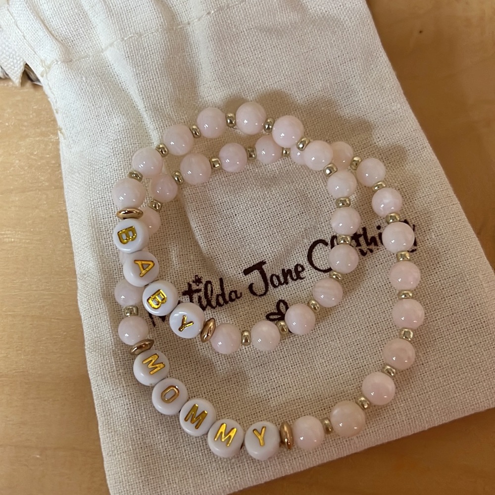 Mommy and baby bracelets